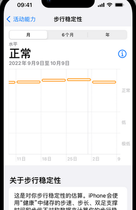 日土iPhone手机维修如何在iPhone开启'步行稳定性通知'