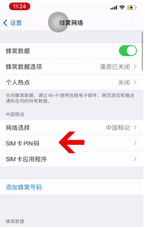 日土苹果14维修网分享如何给iPhone14的SIM卡设置密码 