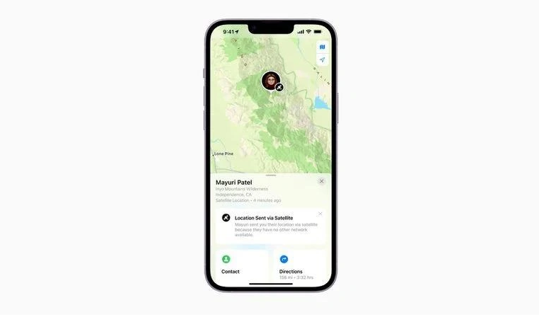 日土苹果14维修分享iPhone14系列中 FindMy功能通过卫星分享位置方法教程 