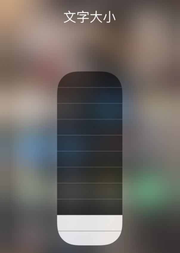 日土苹果手机维修分享小技巧：在 iPhone 控制中心快速调节字体大小 